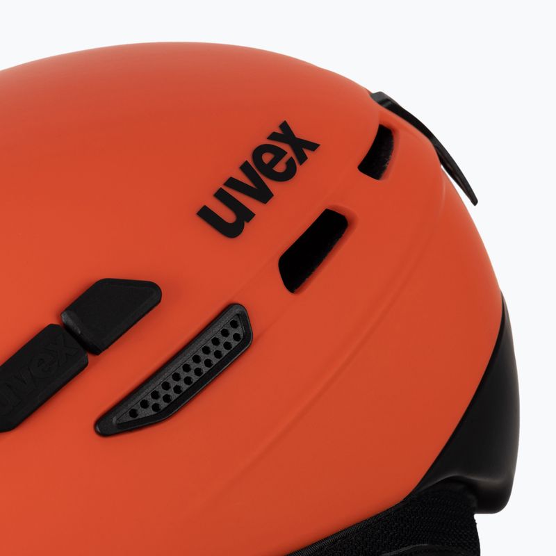 Skihelm UVEX P.8 Tour rot 56/6/24/855 6