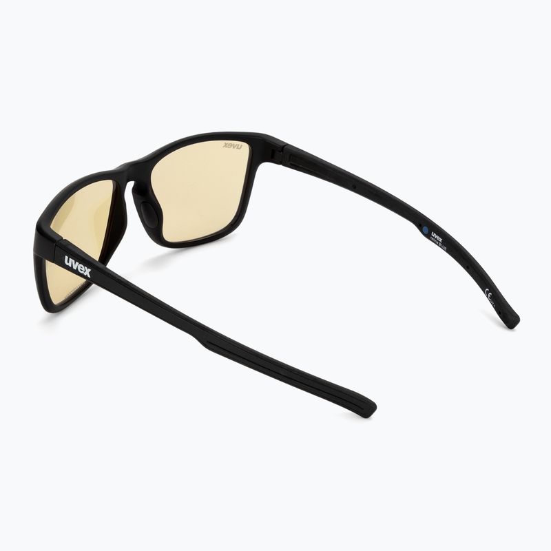 UVEX Retina Blue CV schwarz matt/gelb Sonnenbrille 53/3/020/2201 2