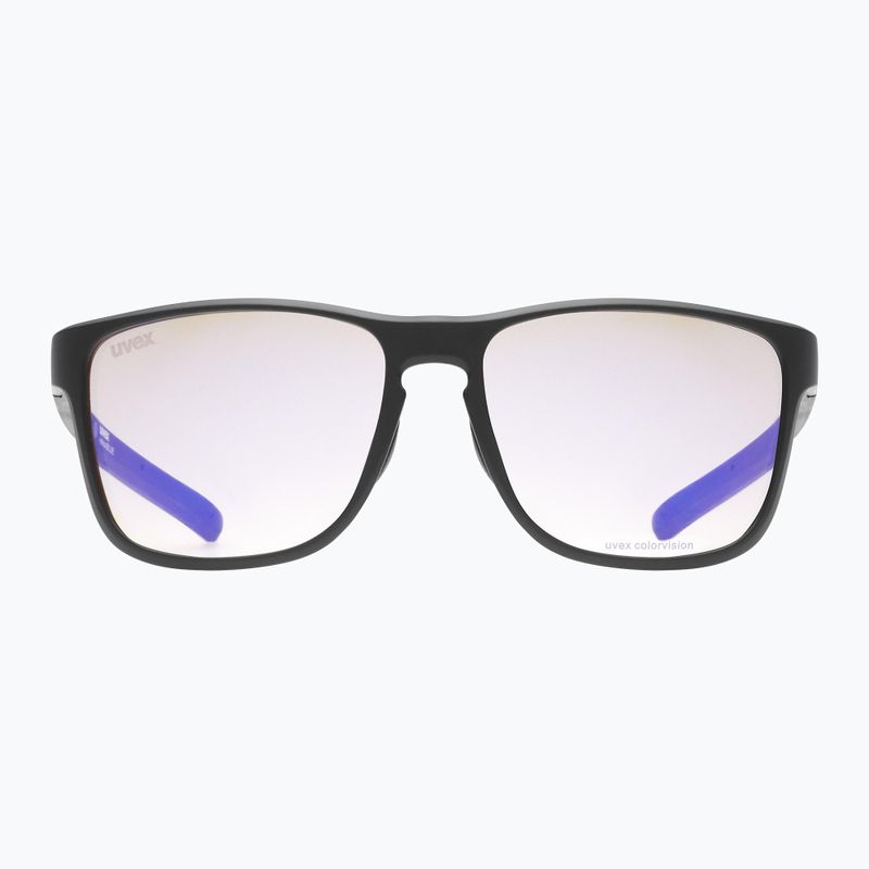 UVEX Retina Blue CV schwarz matt/gelb Sonnenbrille 53/3/020/2201 6
