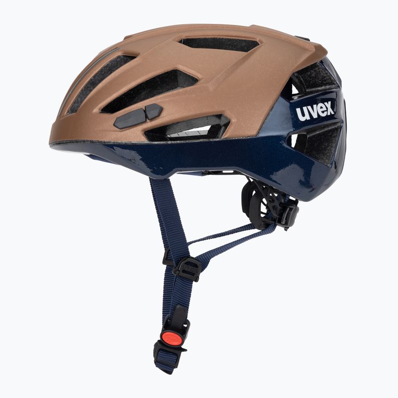 UVEX Fahrradhelm Gravel X hazel/deep space matt 3