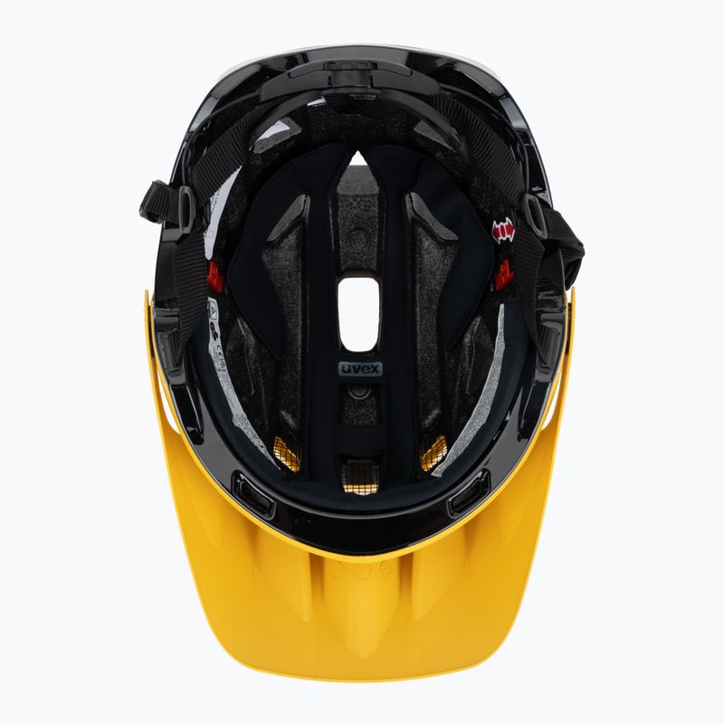 UVEX Quatro Integrale sunbee/schwarz Fahrradhelm 5