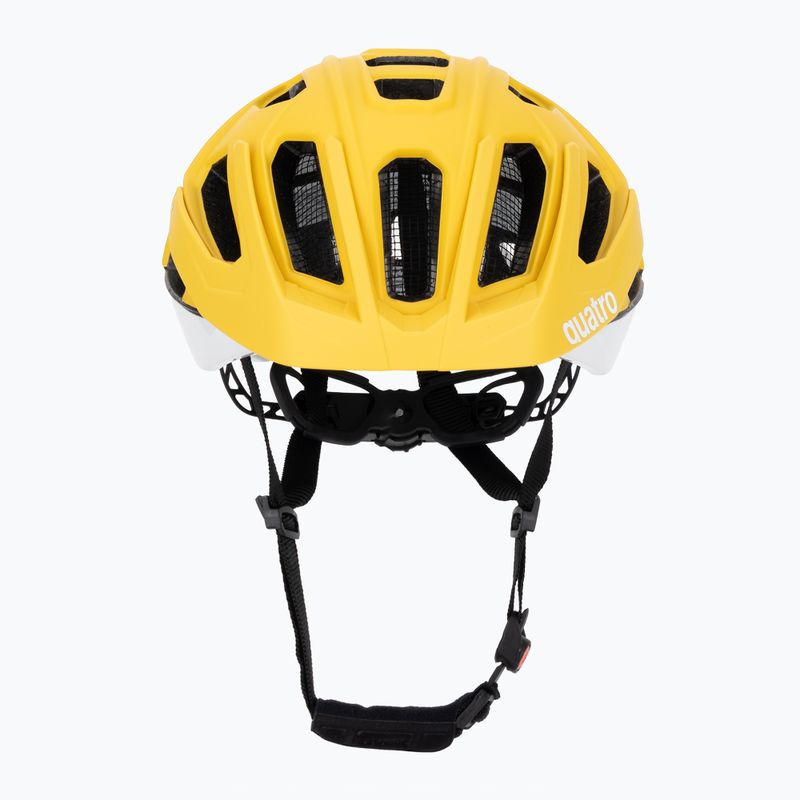 Fahrradhelm UVEX Quatro CC sunbee/weiß matt 2