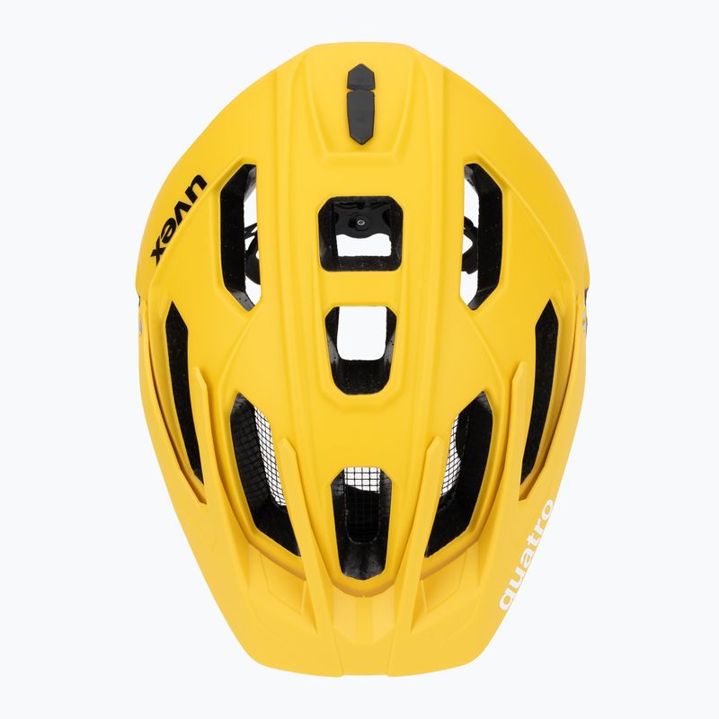 Fahrradhelm UVEX Quatro CC sunbee/weiß matt 6