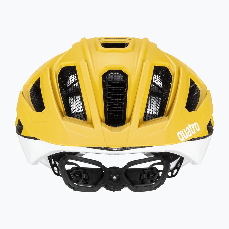 Fahrradhelm UVEX Quatro CC sunbee/weiß matt 2