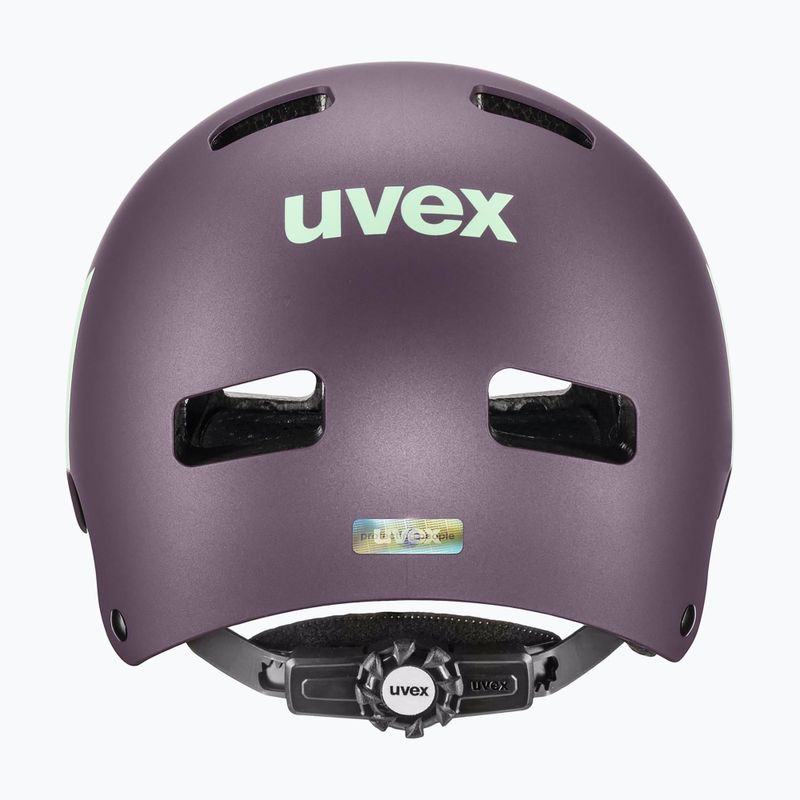 Kinderfahrradhelm UVEX Kid 3 CC lila/grün 41/4/972/18/15 8