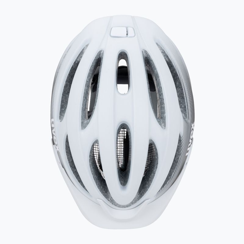 Fahrradhelm UVEX True CC WE weiß/grau matt 6
