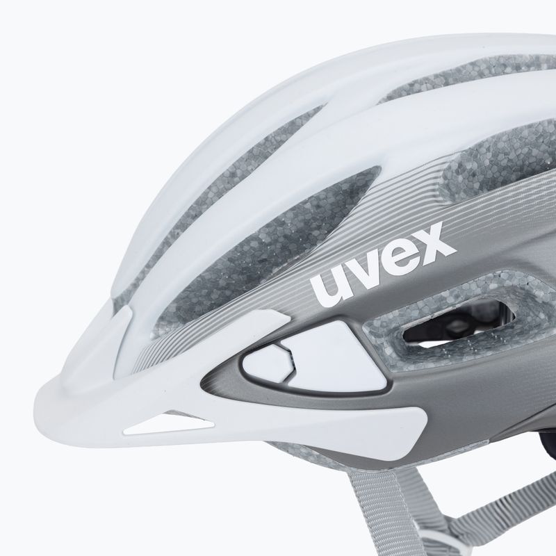 Fahrradhelm UVEX True CC WE weiß/grau matt 7