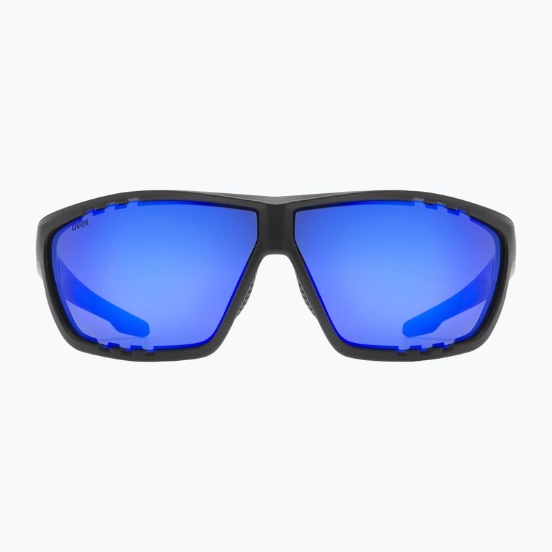 UVEX Sportstyle 706 schwarz matt/verspiegelt blau Sonnenbrille 2