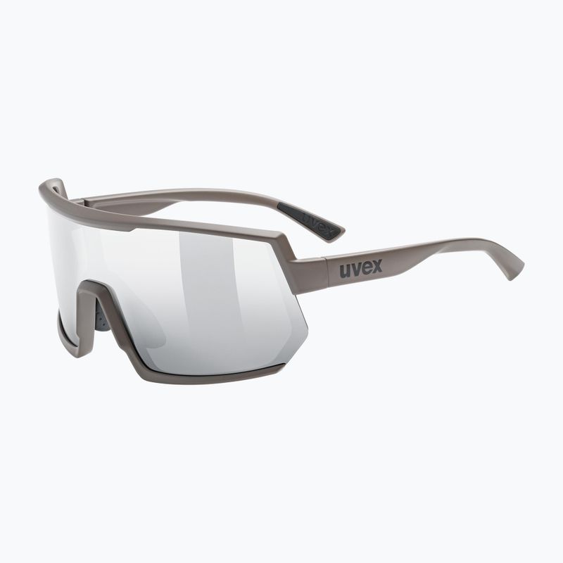 UVEX Sportstyle 235 Eiche braun matt/verspiegelt silberne Fahrradbrille 53/3/003/6616 5