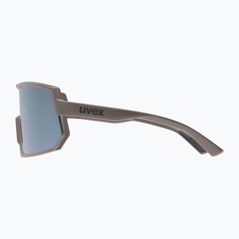 UVEX Sportstyle 235 Eiche braun matt/verspiegelt silberne Fahrradbrille 53/3/003/6616 7