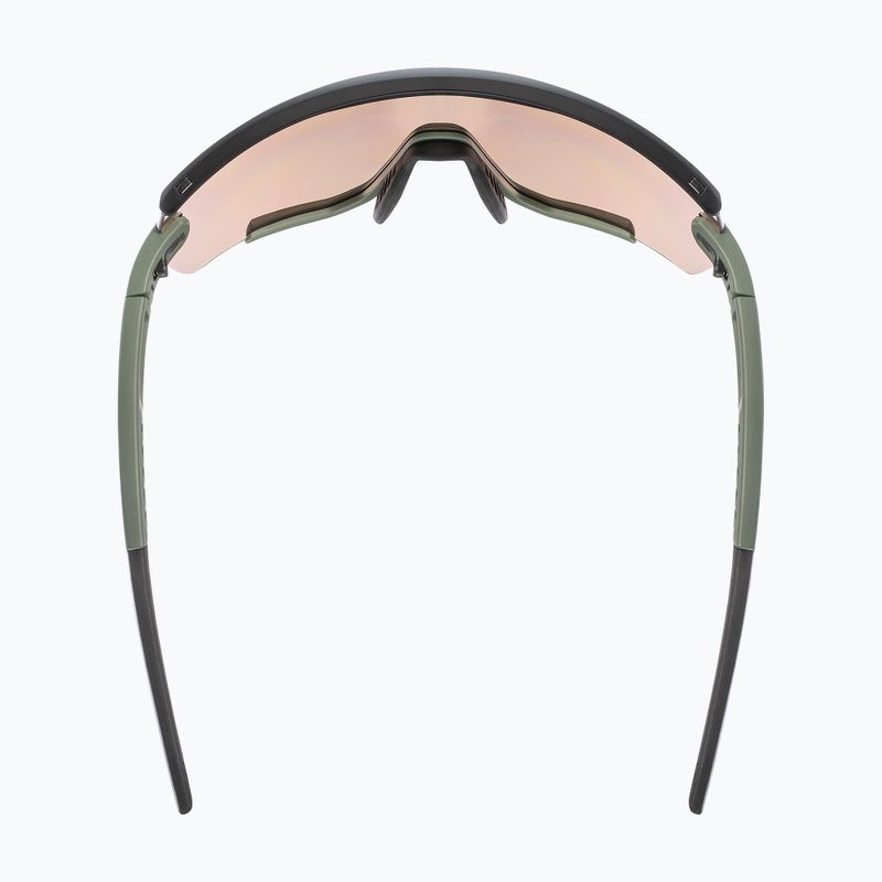 UVEX Sportstyle 236 Set moosgrün schwarz matt/verspiegelt gelb Fahrradbrille 53/3/004/7216 10