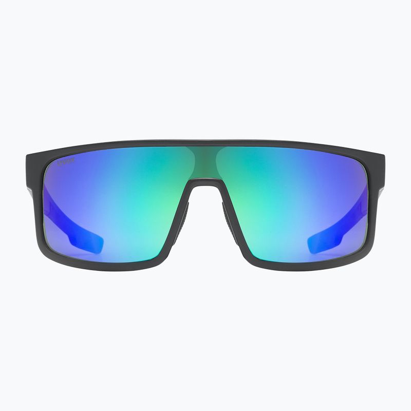 UVEX Sonnenbrille LGL 51 schwarz matt/grün verspiegelt 53/3/025/2215 6