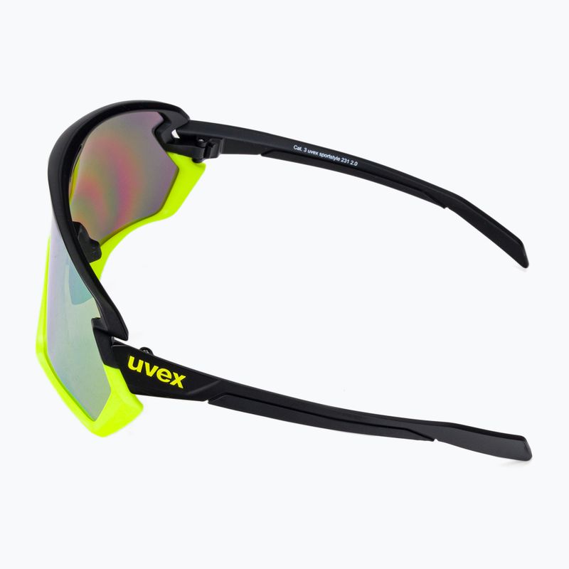 UVEX Sportstyle 231 2.0 schwarz gelb matt/gelb spiegelnd Fahrradbrille 53/3/026/2616 4