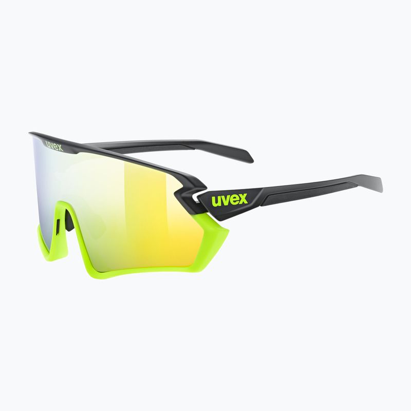 UVEX Sportstyle 231 2.0 schwarz gelb matt/gelb spiegelnd Fahrradbrille 53/3/026/2616 5