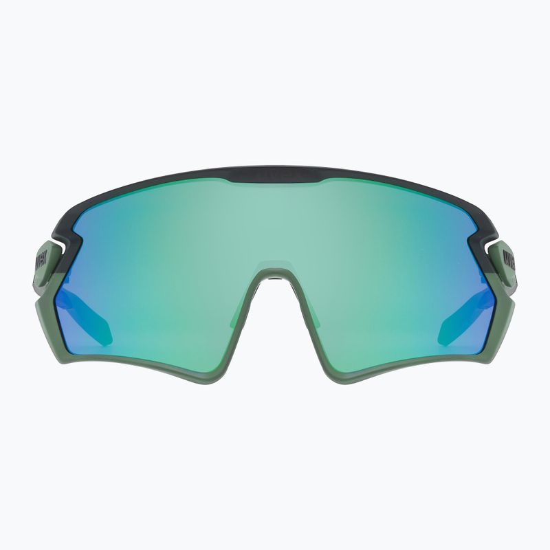 UVEX Sportstyle 231 2.0 moosgrün schwarz matt/verspiegelt grün Fahrradbrille 53/3/026/7216 6