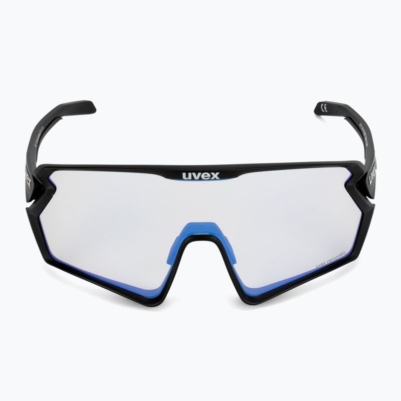 UVEX Sportstyle 231 2.0 V Radsportbrille schwarz matt/litemirror blau 53/3/028/2204 3