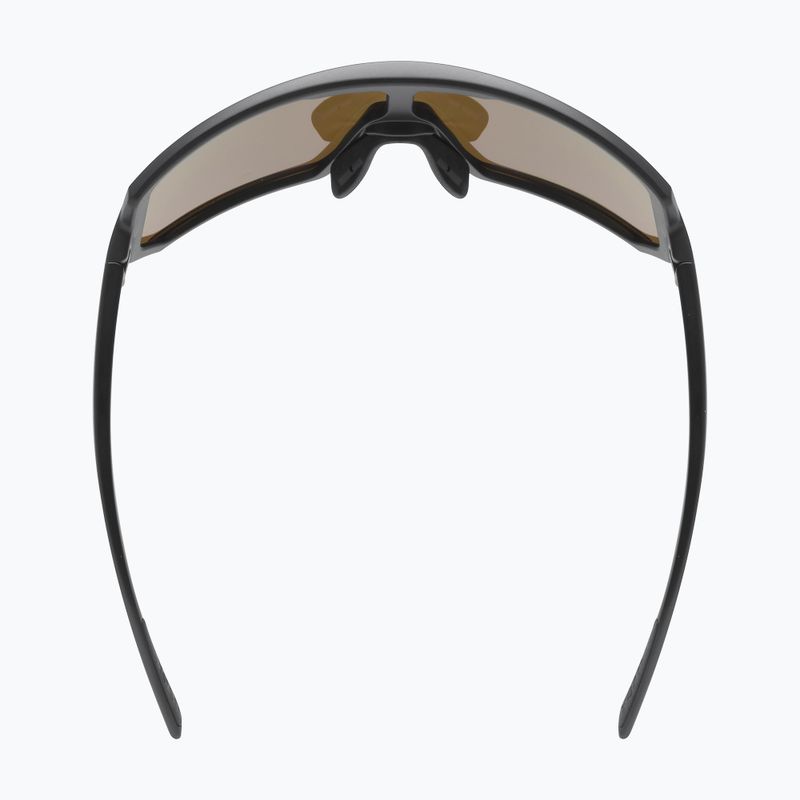 Fahrradbrille UVEX Sportstyle 235 P schwarz matt/gelb verspiegelt 53/3/032/2230 8