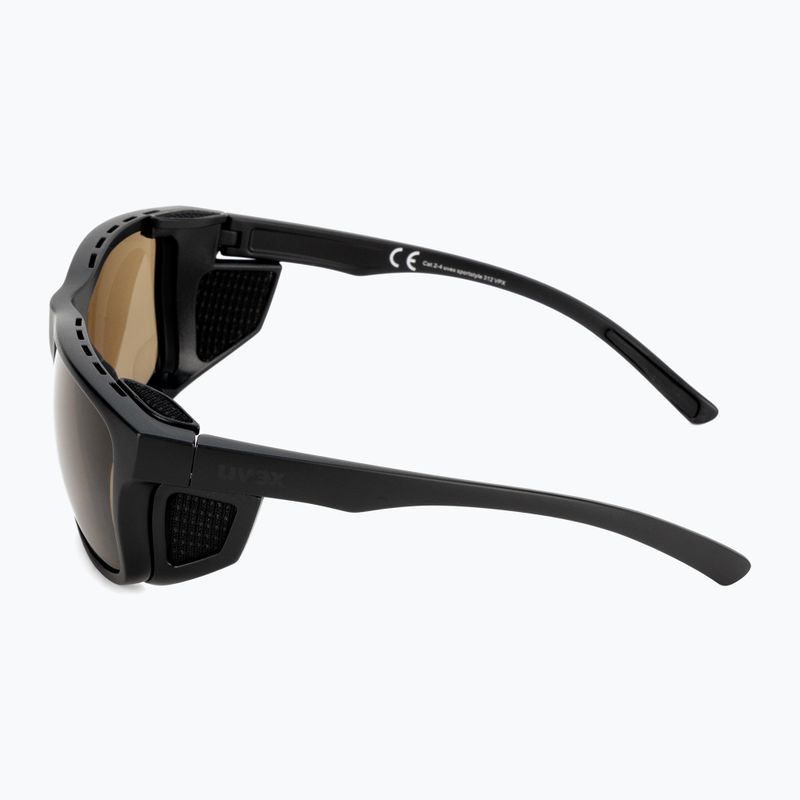 UVEX Sportstyle 312 VPX schwarz matt/braun Sonnenbrille 53/3/033/2261 4