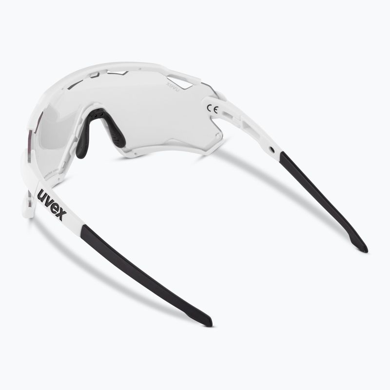 UVEX Sportstyle 228 V weiß matt/verspiegelt silberne Sonnenbrille 53/3/030/8805 2