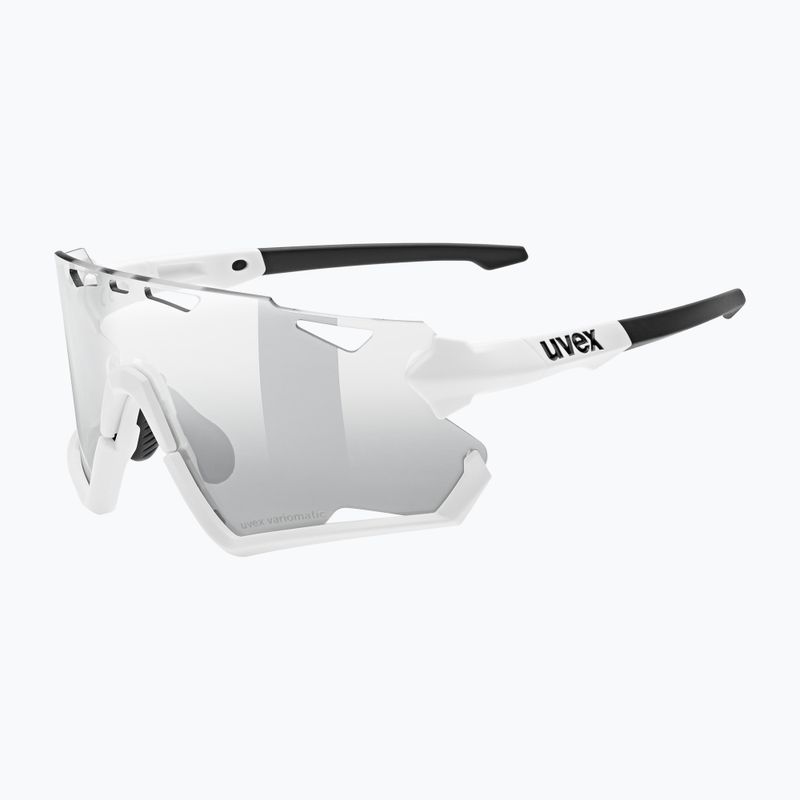 UVEX Sportstyle 228 V weiß matt/verspiegelt silberne Sonnenbrille 53/3/030/8805 5