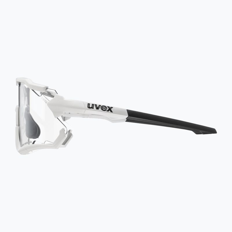 UVEX Sportstyle 228 V weiß matt/verspiegelt silberne Sonnenbrille 53/3/030/8805 7
