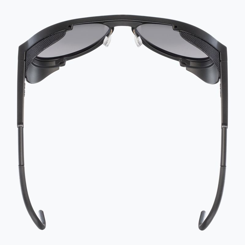 UVEX Mtn Classic P schwarz matt/verspiegelt silberne Sonnenbrille 4