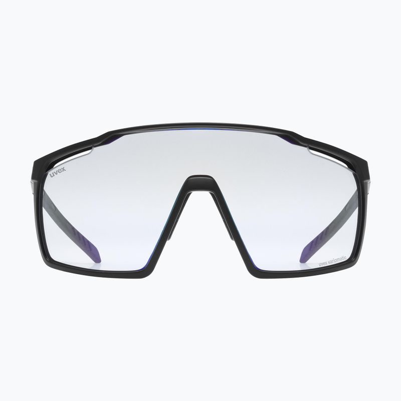 Sonnenbrille UVEX Mtn Perform V black matt/litemirror blue 2