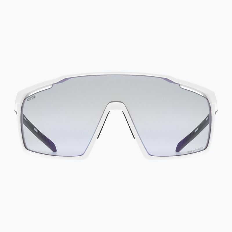UVEX Mtn Perform V weiß matt/verspiegelt blau Sonnenbrille 53/3/038/8803 2