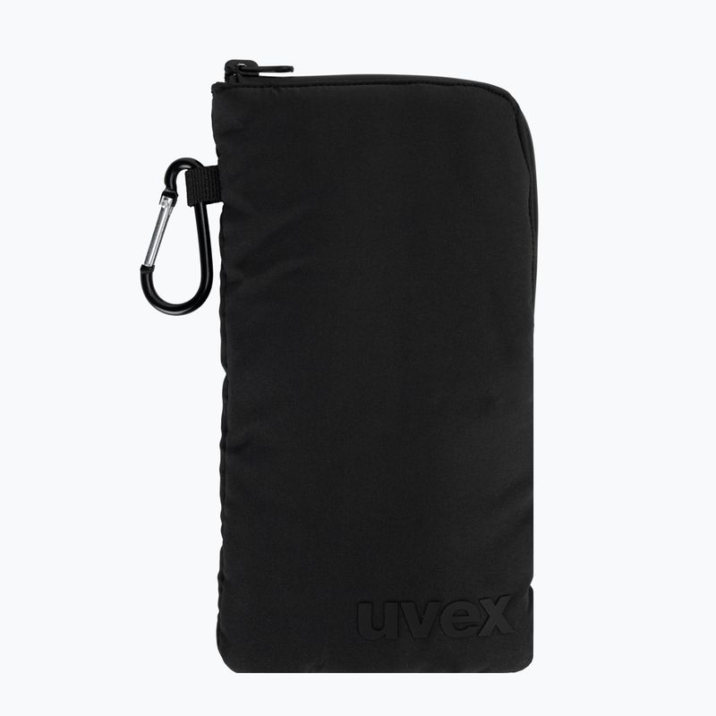 UVEX Mtn Perform schwarz matt/verspiegelt silberne Sonnenbrille 5