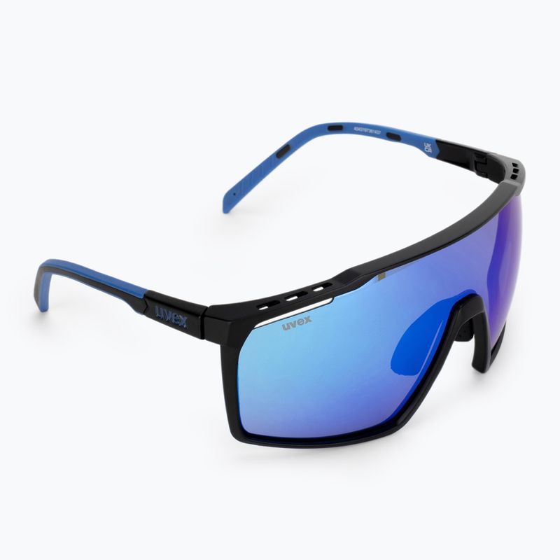 UVEX Mtn Perform schwarz blau matt/verspiegelt blau Sonnenbrille 53/3/039/2416