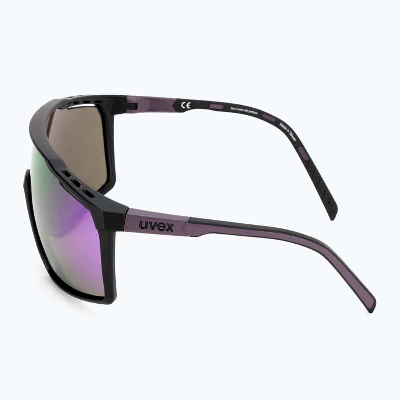 UVEX Mtn Perform schwarz lila matt/verspiegelt lila Sonnenbrille 53/3/039/2116 4