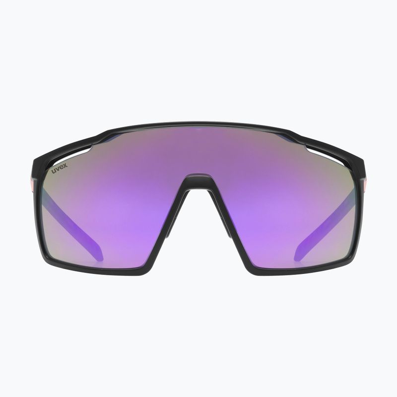UVEX Mtn Perform schwarz lila matt/verspiegelt lila Sonnenbrille 53/3/039/2116 6