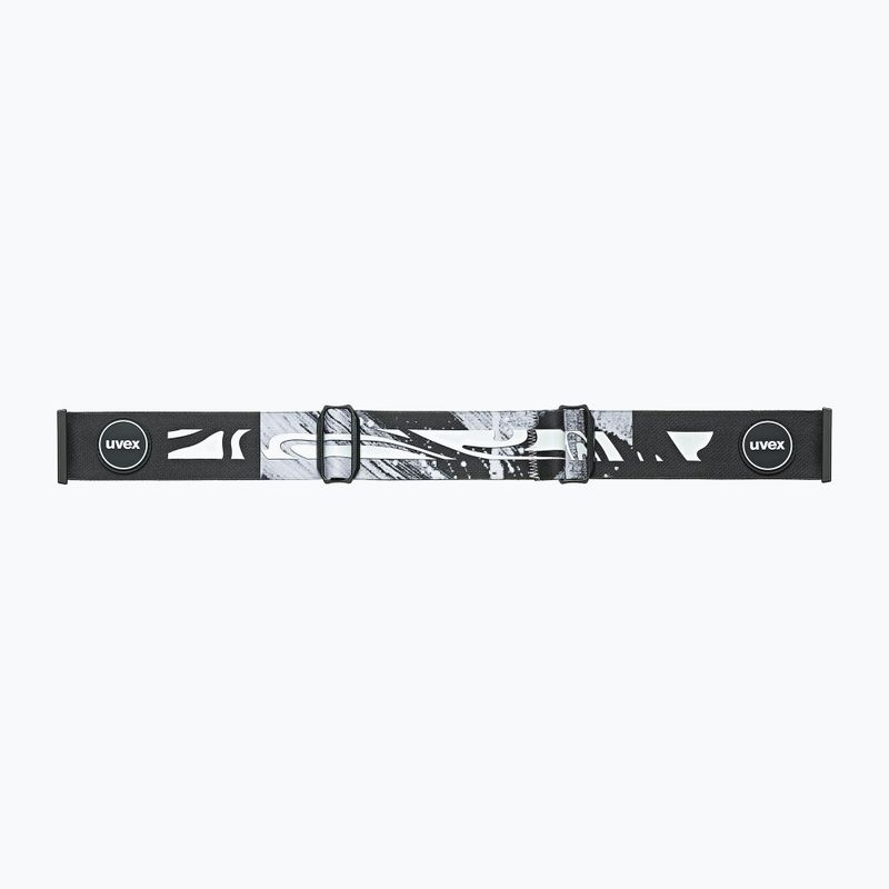 UVEX Evidnt Attract CV S2 Skibrille weiß matt/verspiegelt silber/contr gelb/klar 4