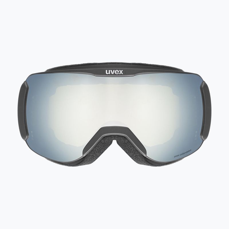 UVEX Downhill 2100 CV Skibrille schwarz matt/verspiegelt weiß/colorvision grün 2