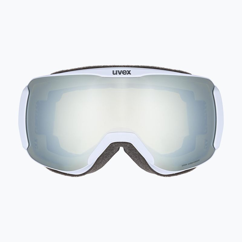 Damenskibrille UVEX Downhill 2100 CV WE S2 arktikblau matt/verspiegelt weiß/colorvision grün 2