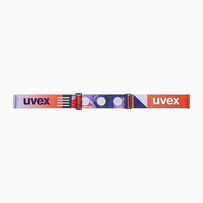UVEX Downhill 2100 CV S2 Skibrille schwarz shiny/mirror scarlet/colorvision orange 8