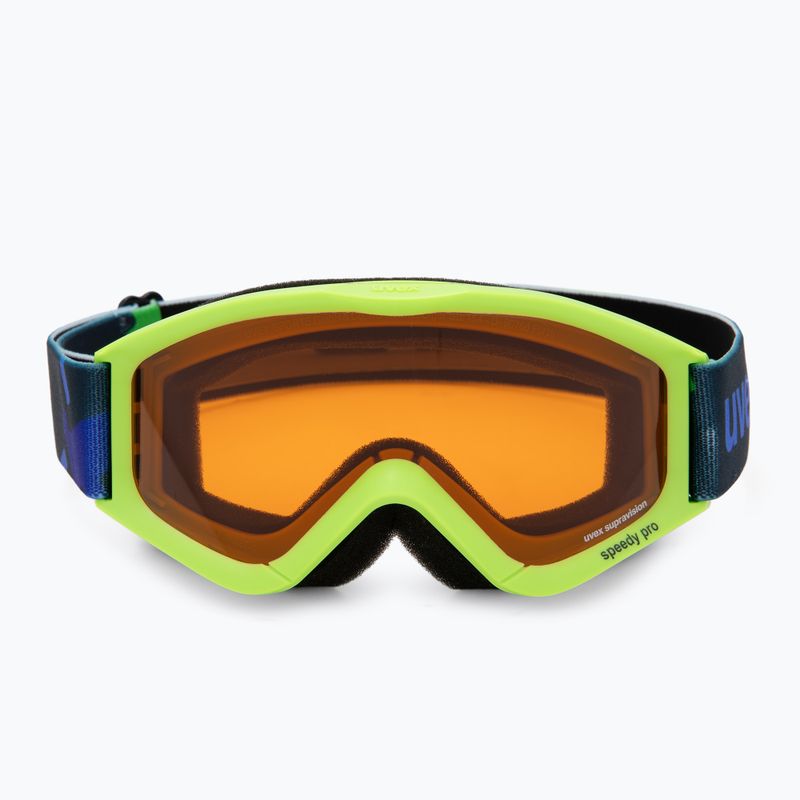Kinder-Skibrille UVEX Speedy Pro Jr light green/lasergold clear 2