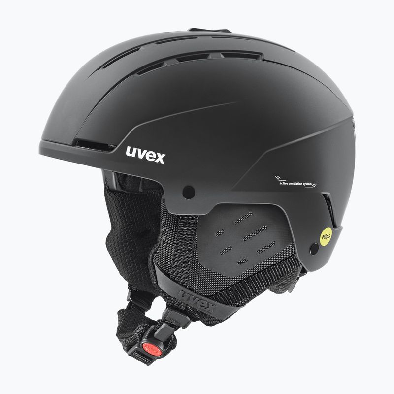 Skihelm UVEX Stance Mips schwarz-matt 6