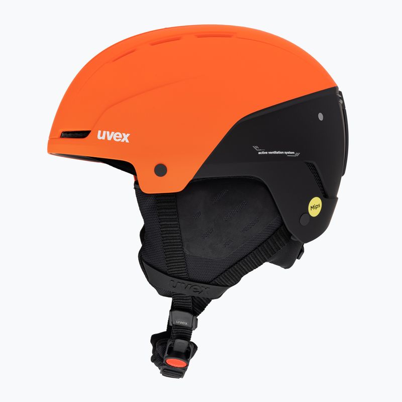 UVEX Stance Mips Skihelm grimmig rot/schwarz matt 5