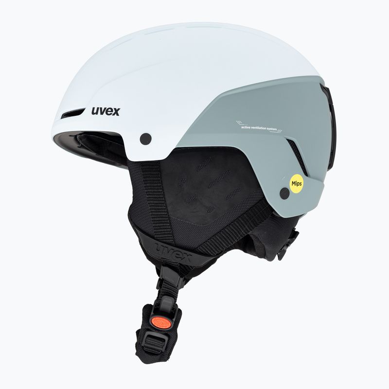 Skihelm UVEX Stance Mips arctic/glacier matt 5