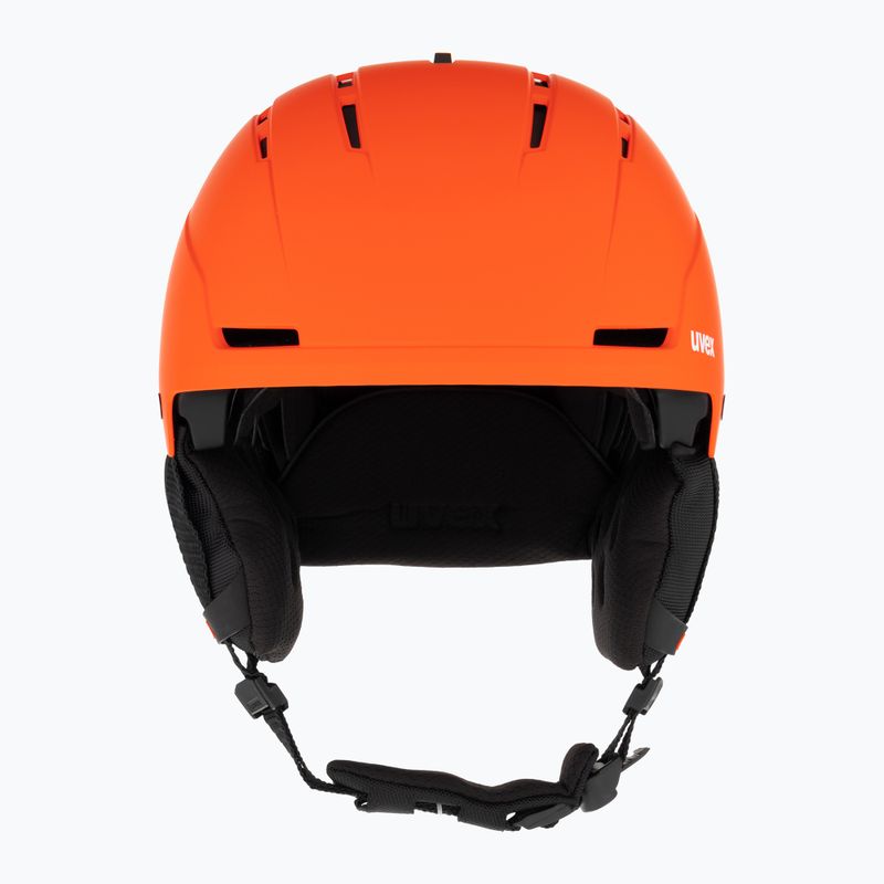 Skihelm UVEX Stance fierce rot matt 2