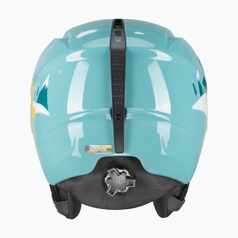 Kinder-Skihelm UVEX Viti Jr turquoise rabbit 3