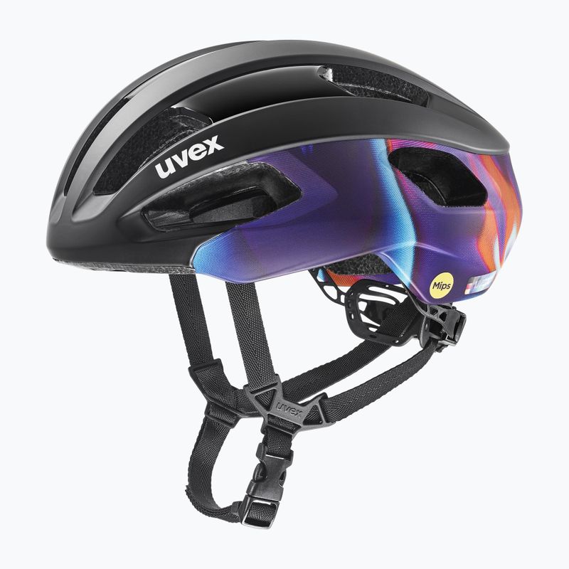 Fahrradhelm UVEX Rise Pro MIPS schwarz/galaxy matt 6