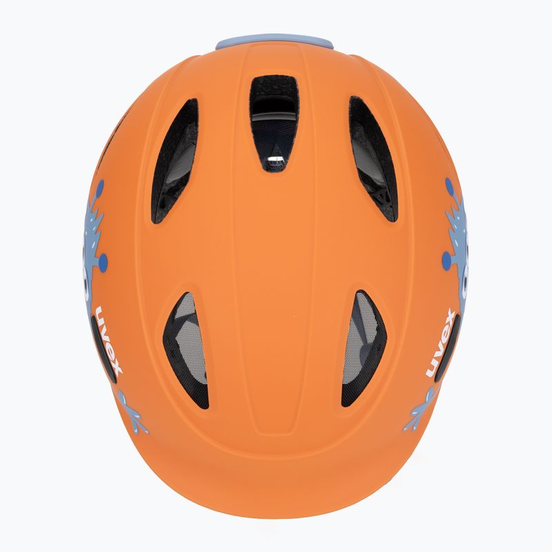 UVEX Oyo Style monster papaya matt Kinderfahrradhelm 6