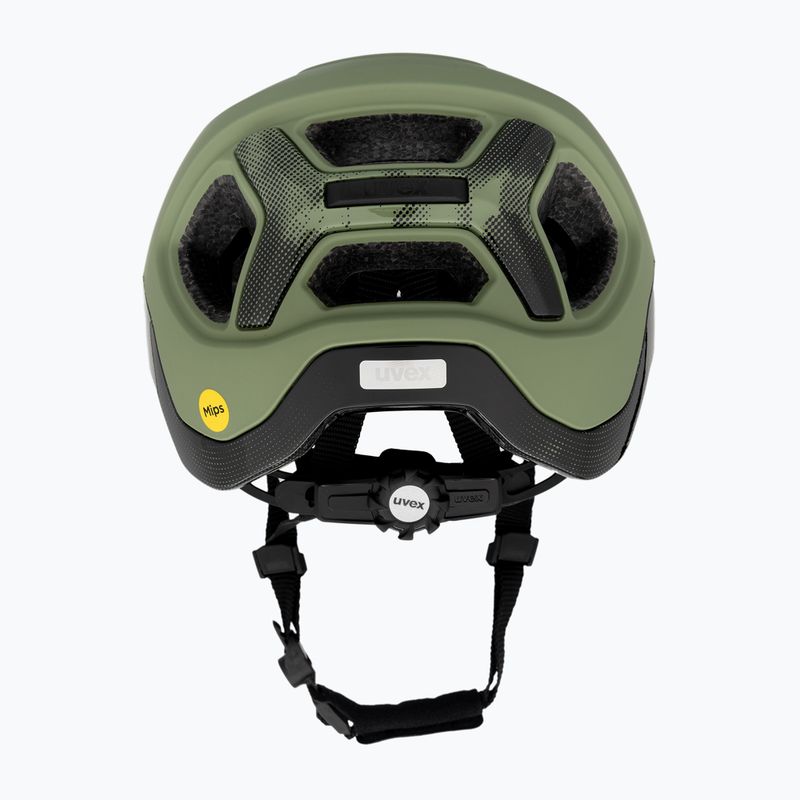 UVEX React MIPS Fahrradhelm moosgrün/schwarz matt 3