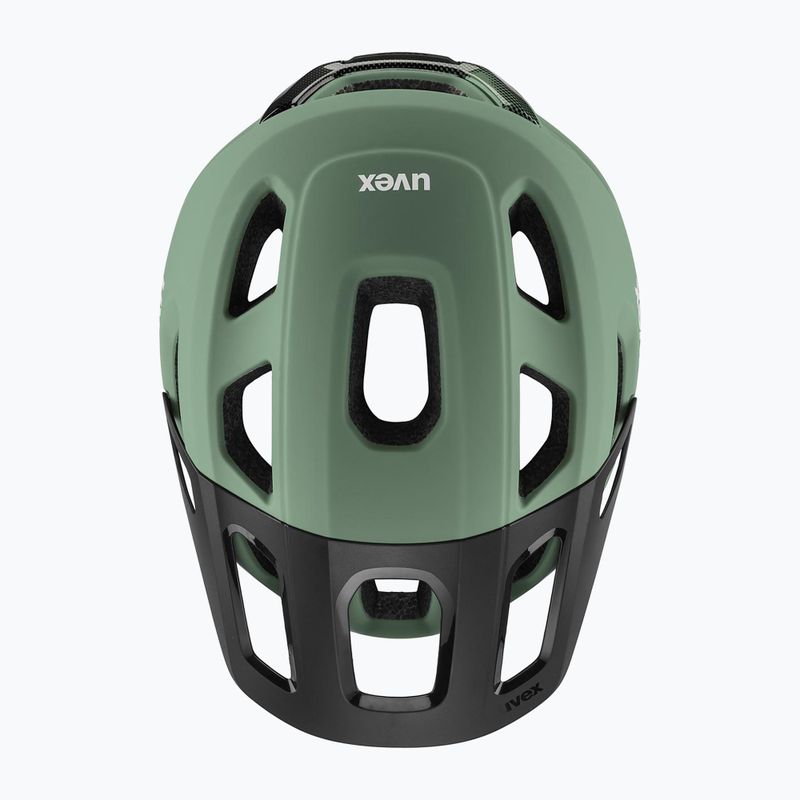 UVEX React MIPS Fahrradhelm moosgrün/schwarz matt 8