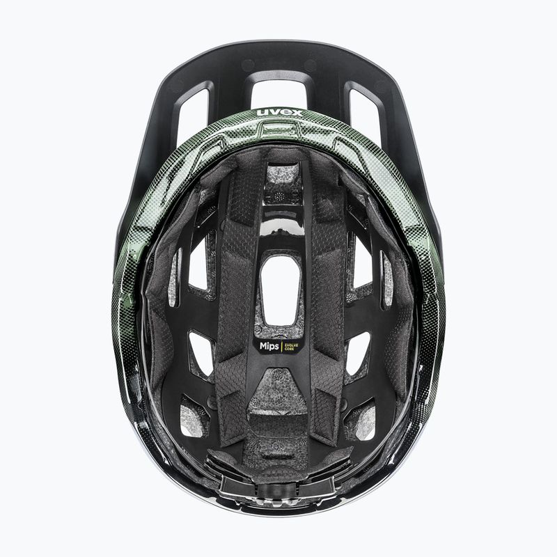 UVEX React MIPS Fahrradhelm moosgrün/schwarz matt 10