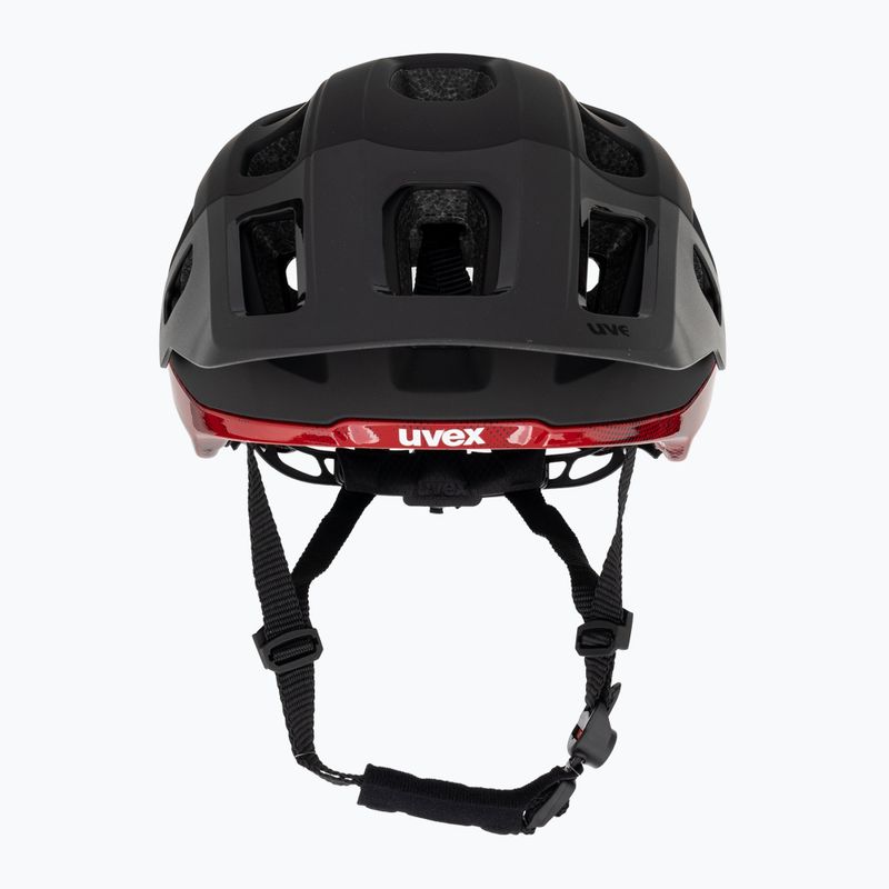 UVEX React MIPS Fahrradhelm schwarz/rubinrot matt 2