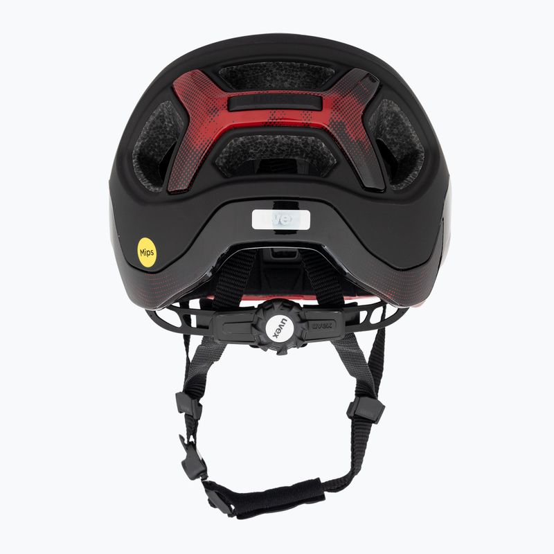 UVEX React MIPS Fahrradhelm schwarz/rubinrot matt 3