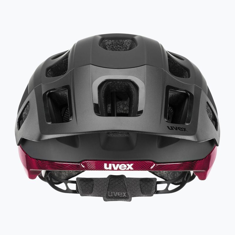 UVEX React MIPS Fahrradhelm schwarz/rubinrot matt 7